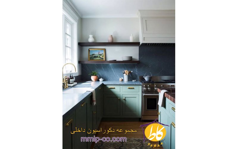 5 ایده از به کار بردن رنگ سبز در کابینت آشپزخانه
