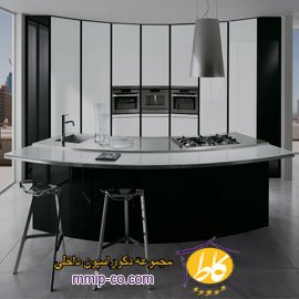 ظاهری شیک و زیبا در طراحی آشپزخانه سیاه