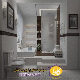 ۷ ایده زیبا از طراحی داخلی حمام
