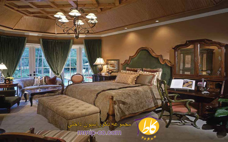 10 ایده آنتیک اتاق خواب با طرح های کلاسیک قدیمی