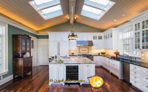 11 ایده طراحی آشپزخانه با نورگیر