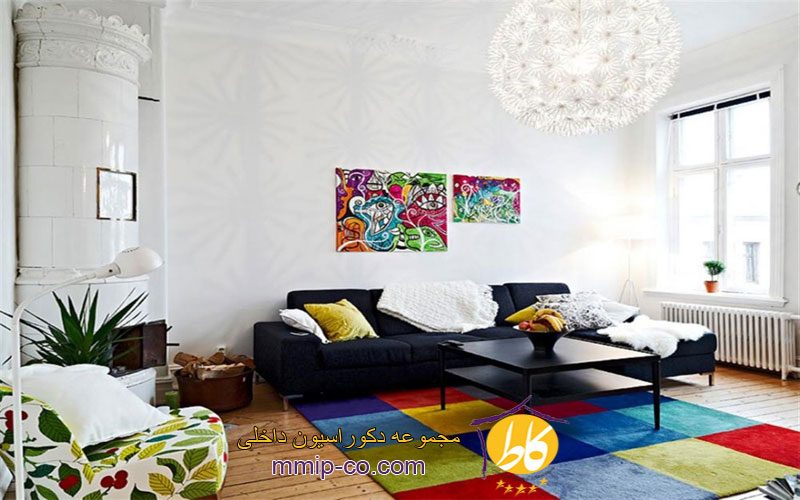 7 طرح داخلی رنگی برای اتاق نشیمن