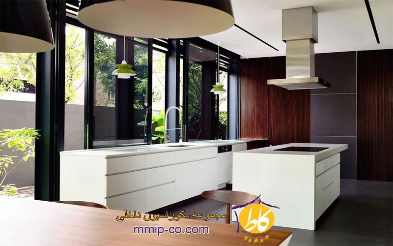 8 ایده از طراحی داخلی آشپزخانه با کابینت سفید
