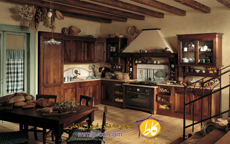 8 ایده از فضای داخلی آشپزخانه روستیک گرم و دنج