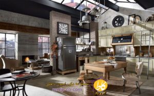 10 نمونه از طراحی داخلی آشپزخانه قدیمی