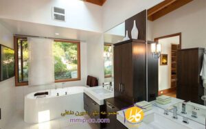 7 نمونه زیبا از طراحی داخلی حمام